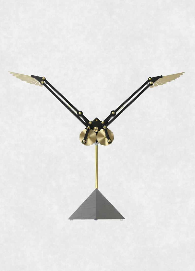 Aquila Black and Gold Edition Kinetic Sculpture