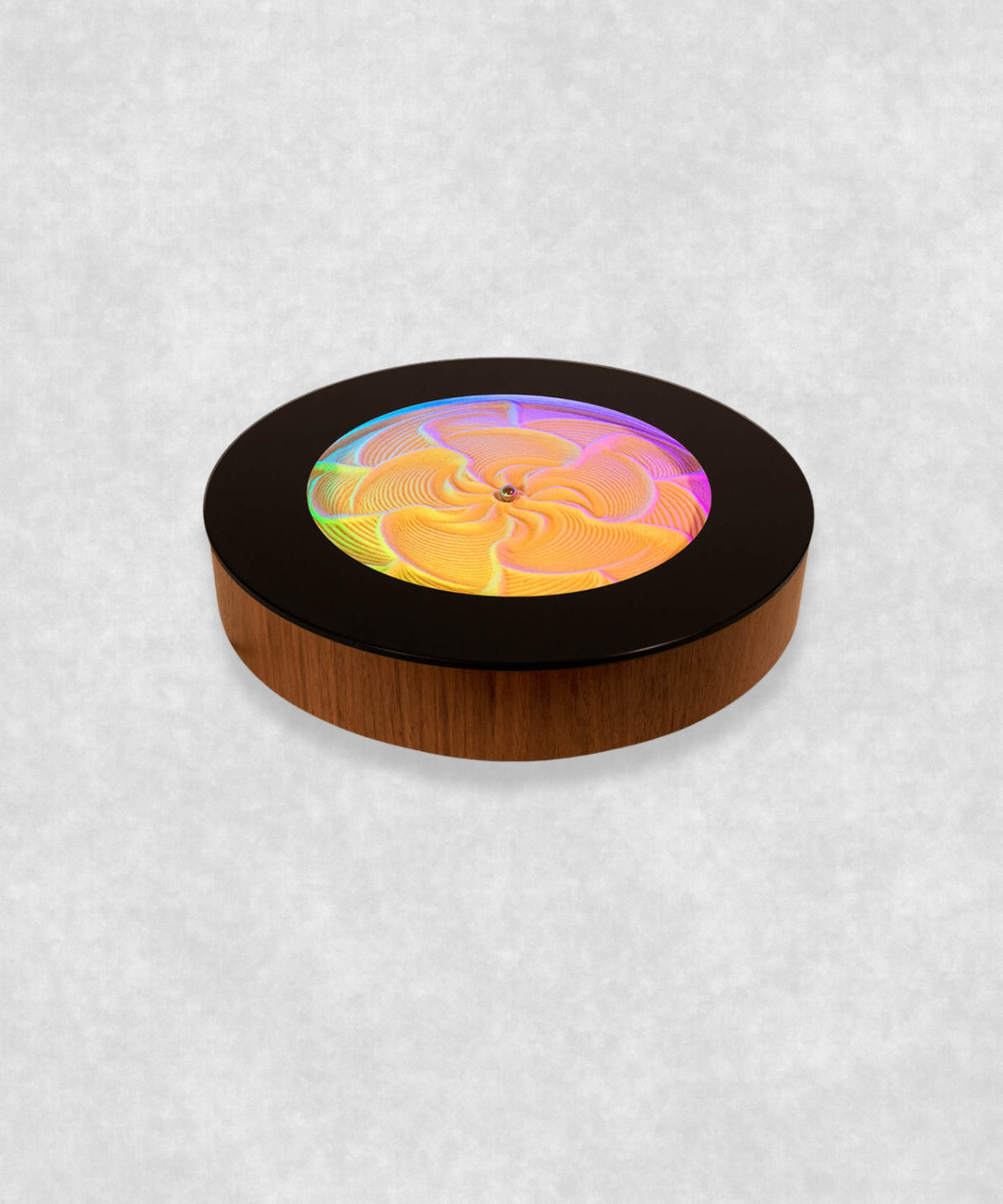 Kinetic Stand kinetic art object drawing hypnotic patterns in fine sand