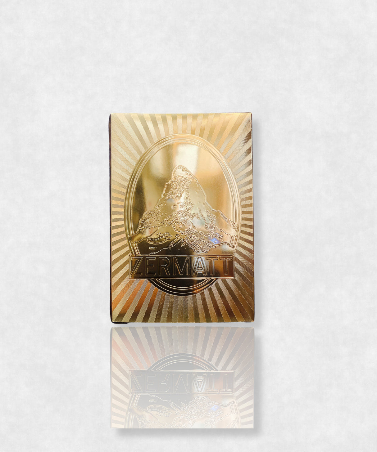 Zermatt Matterhorn Original Luxury Playing Cards Gold Deck made by Maison Davis