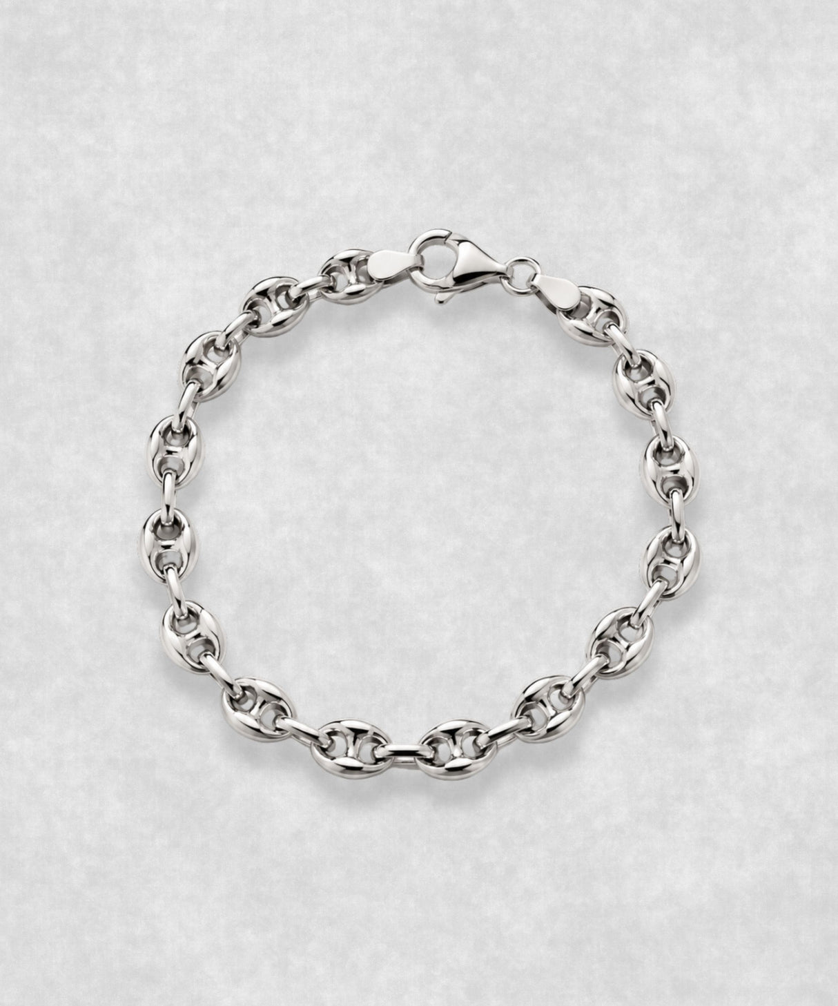 SILVER COFFEE BEANS BRACELET