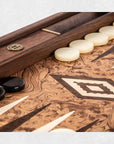 BACKGAMMON EN RONCE DE NOYER