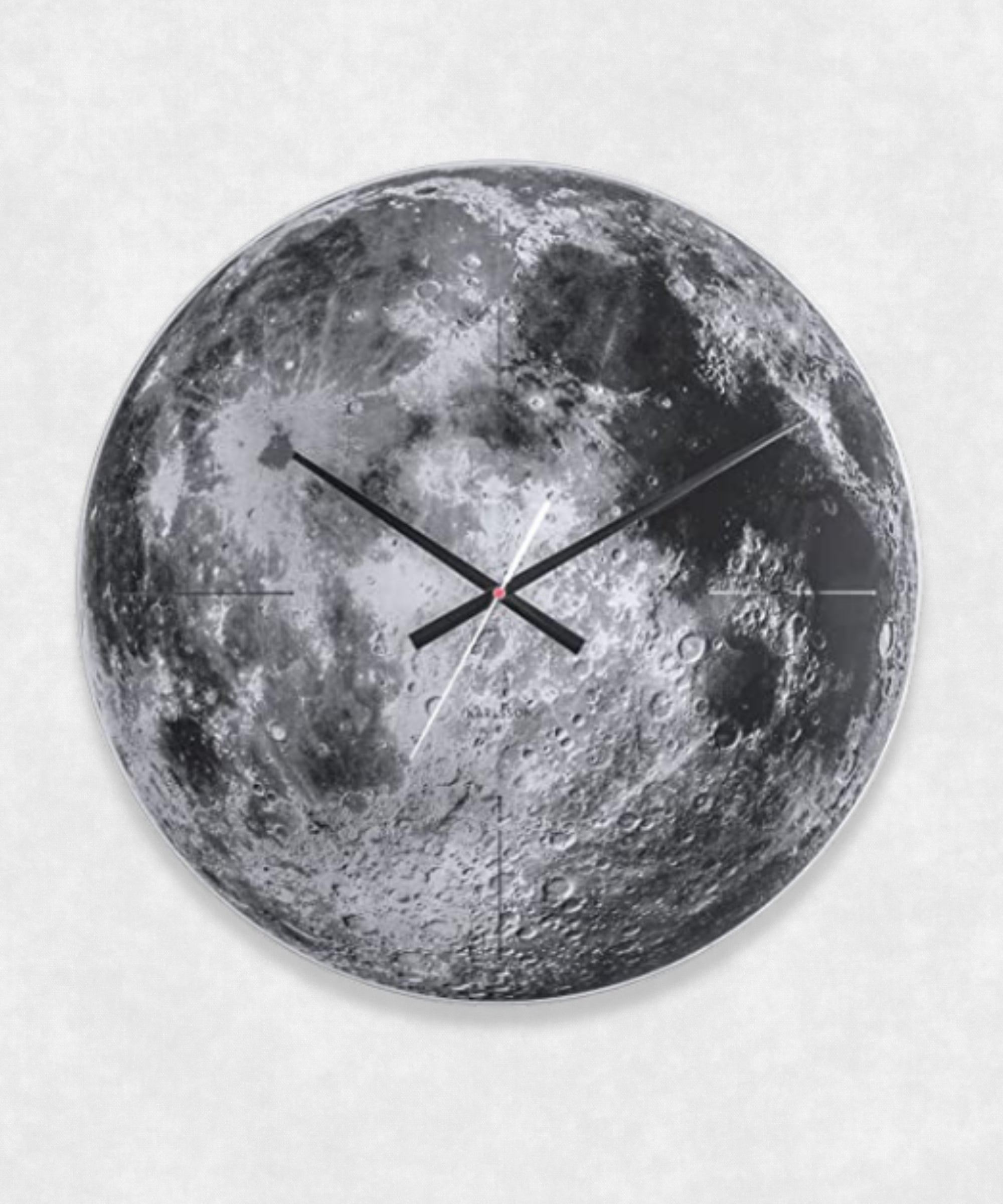 HORLOGE MURALE EN VERRE &quot;LUNE&quot;