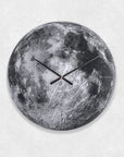 HORLOGE MURALE EN VERRE "LUNE"