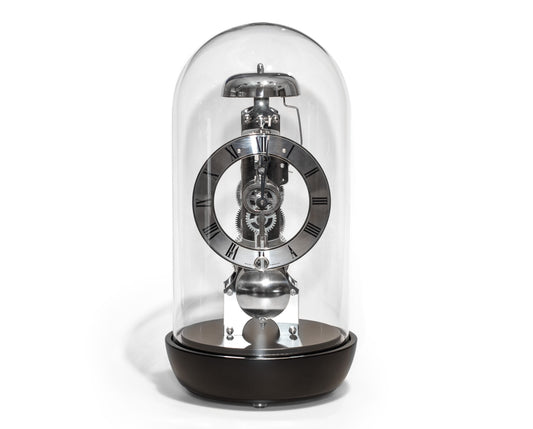 MECHANICAL CLOCK UNDER GLASS