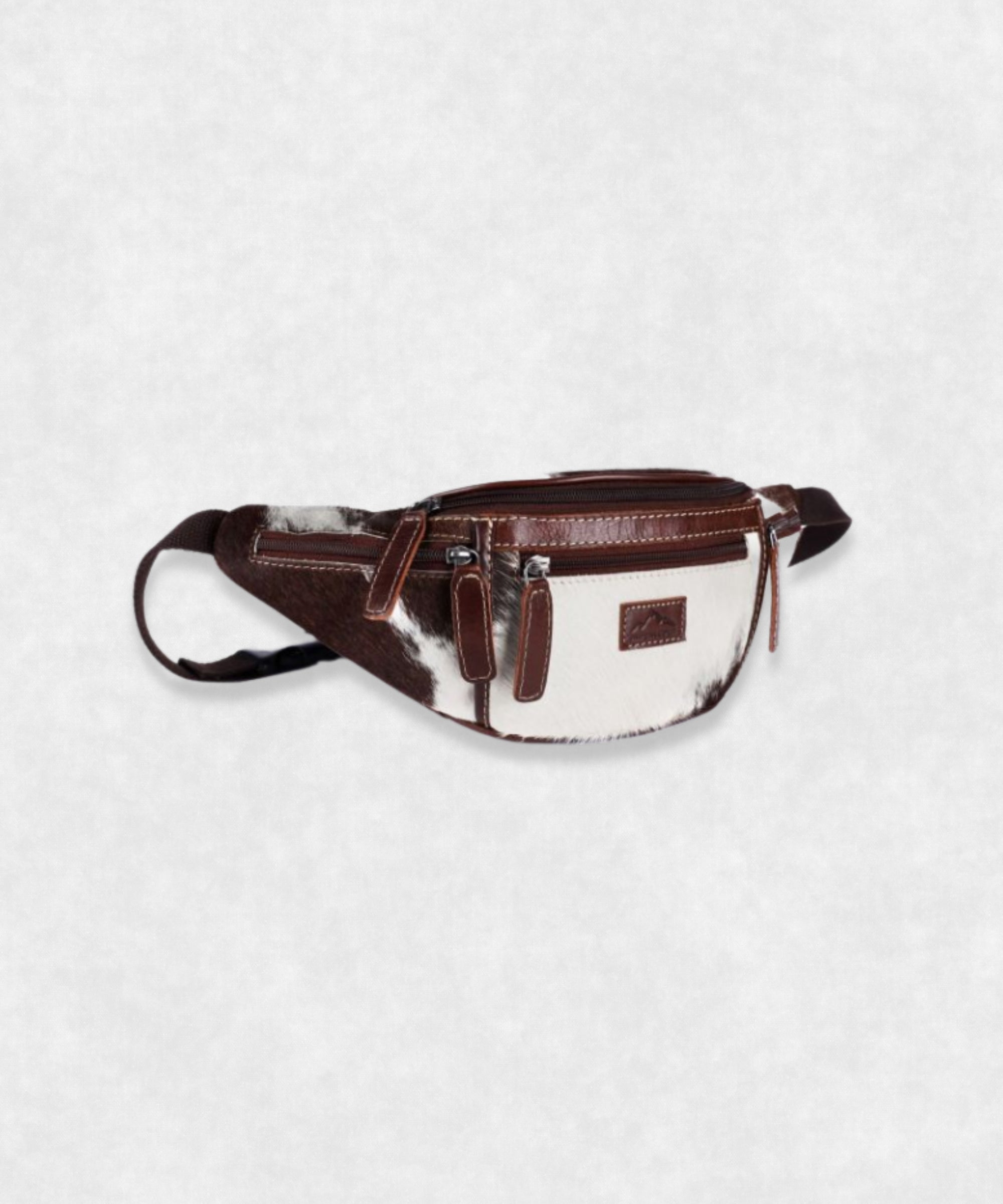 Cowhide belt bag side view