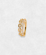 Crown Ring, Gold 18k and Natural diamonds
