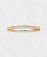 Diamond horizon gold 18k bracelet