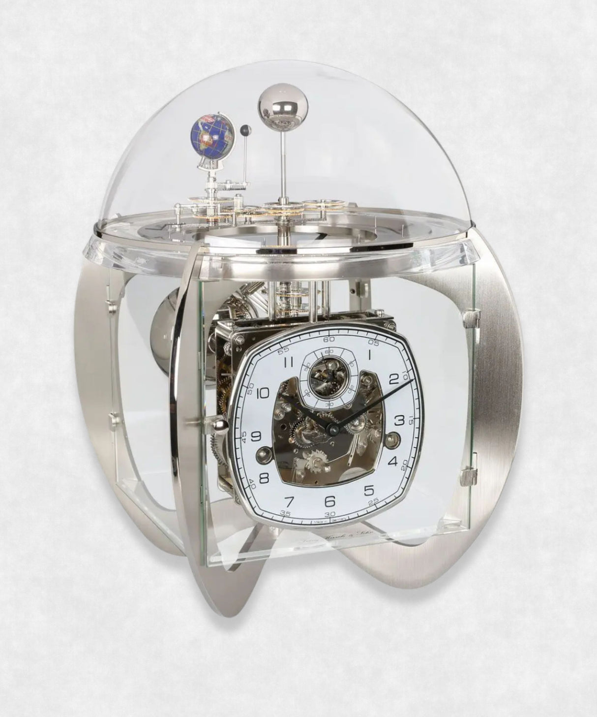 Handmade Tellurium IV Mechanical Clock 