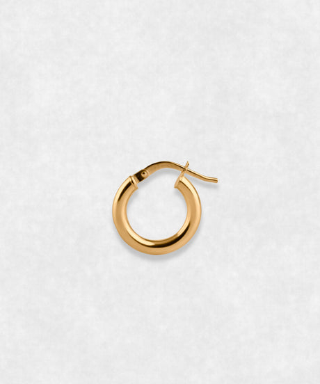 Hoops Earrings 18k Gold Maison Davis 10mm model