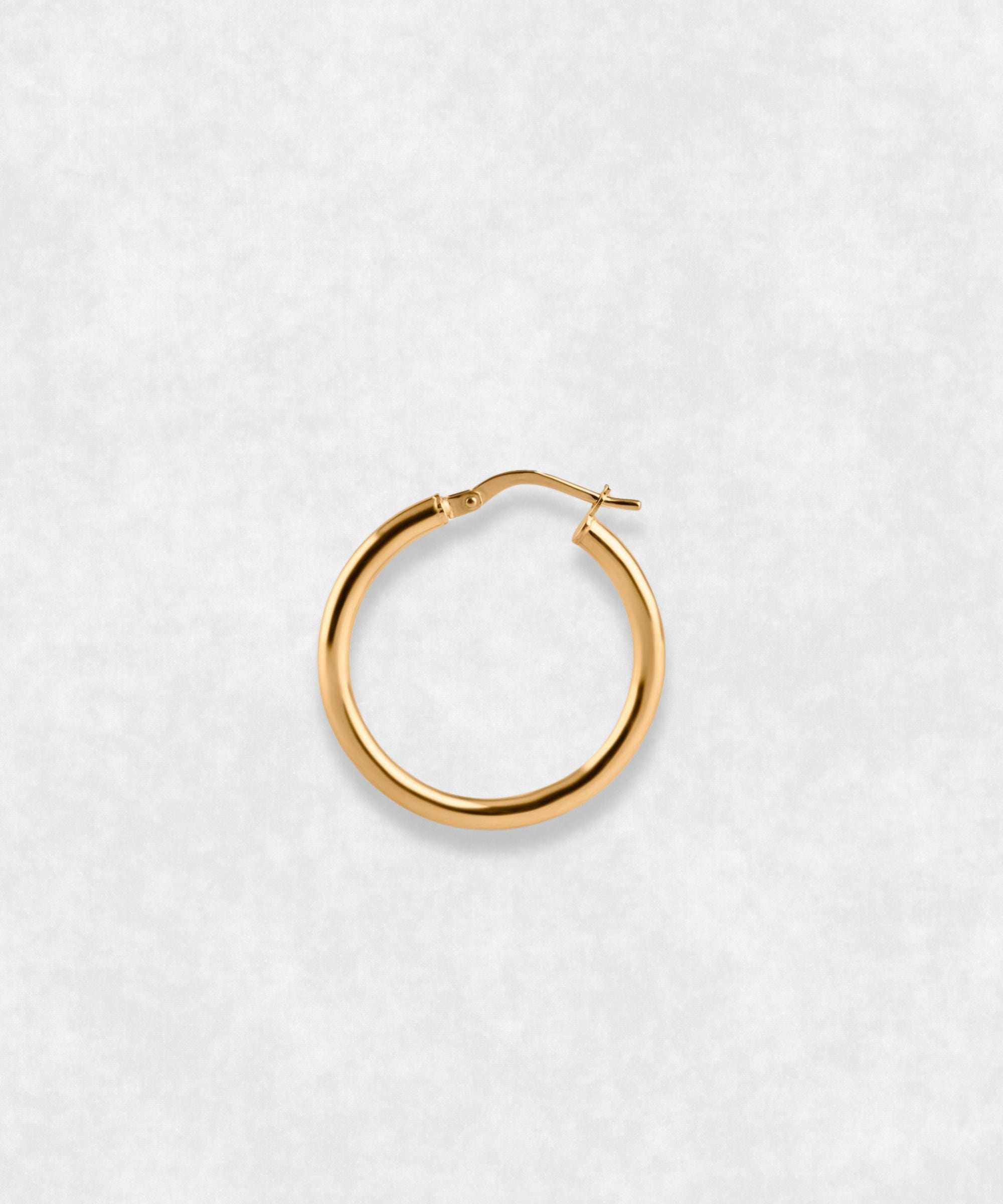 Hoops Earrings 18k Gold Maison Davis 15mm model 