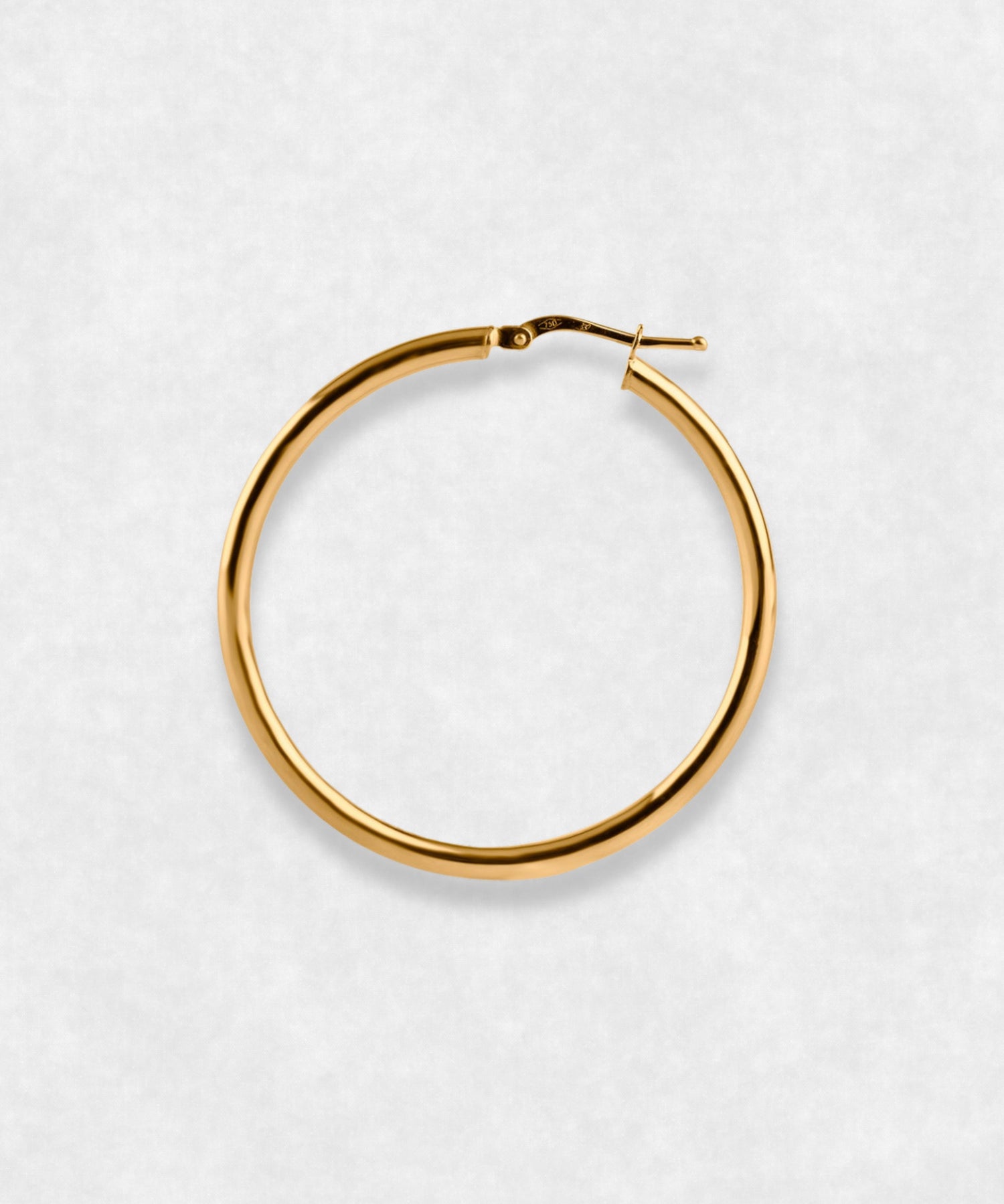 Hoops Earrings 18k Gold Maison Davis 35mm model 