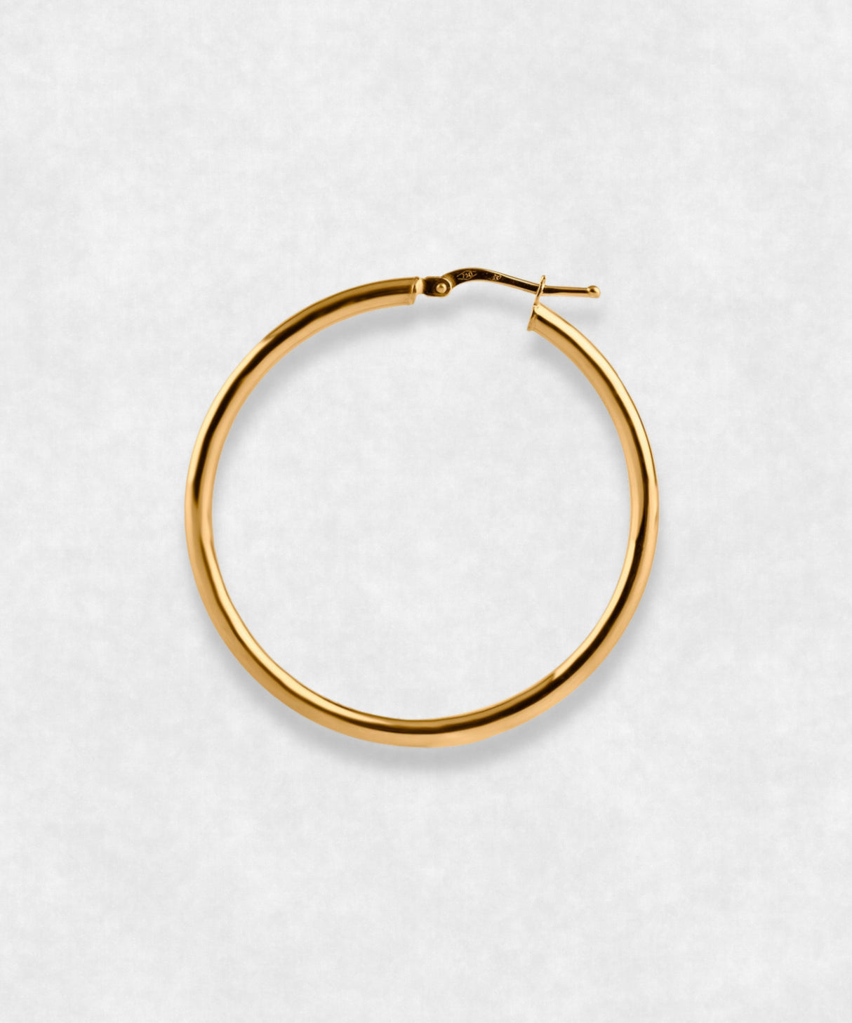 Hoops Earrings 18k Gold Maison Davis 35mm model 