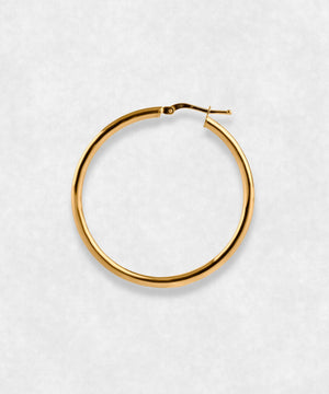 Hoops Earrings 18k Gold Maison Davis 35mm model 