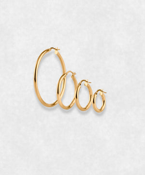 Hoops Earrings All Sizes 18k Gold Maison Davis