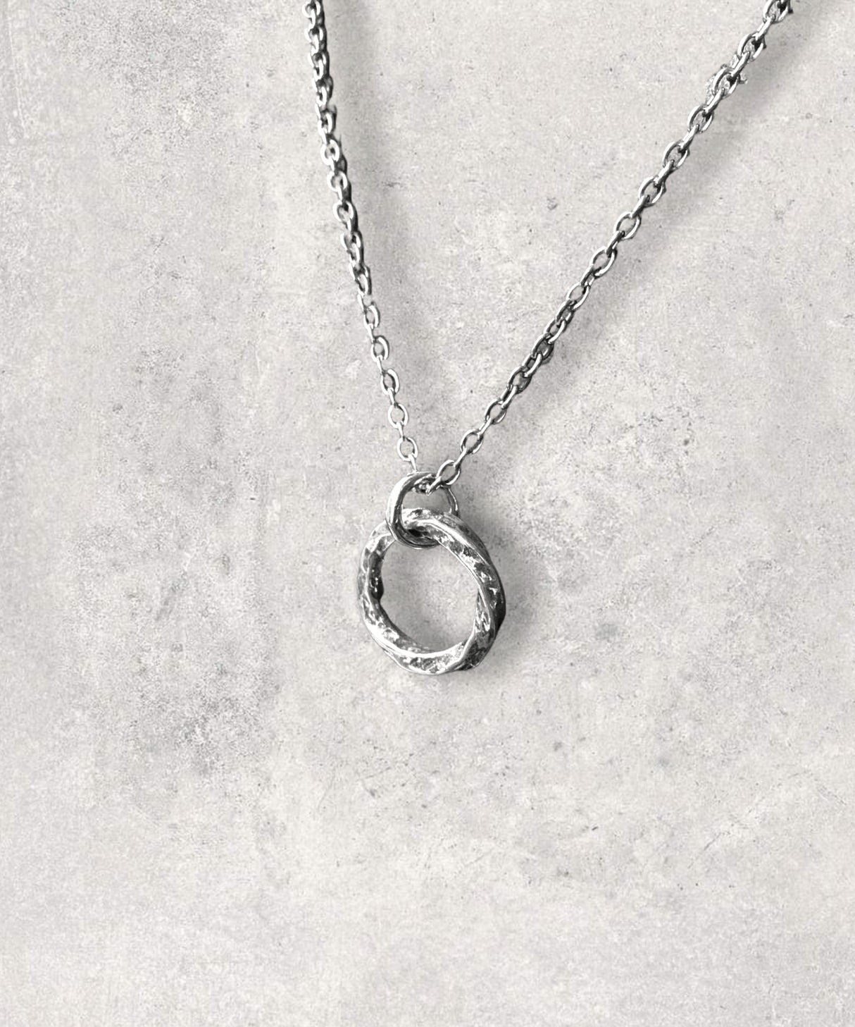 Infinite Loop Pendant and Necklace Sterling Silver 925 Jewelry by Maison Davis