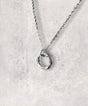 Infinite Loop Pendant and Necklace Sterling Silver 925 Jewelry by Maison Davis