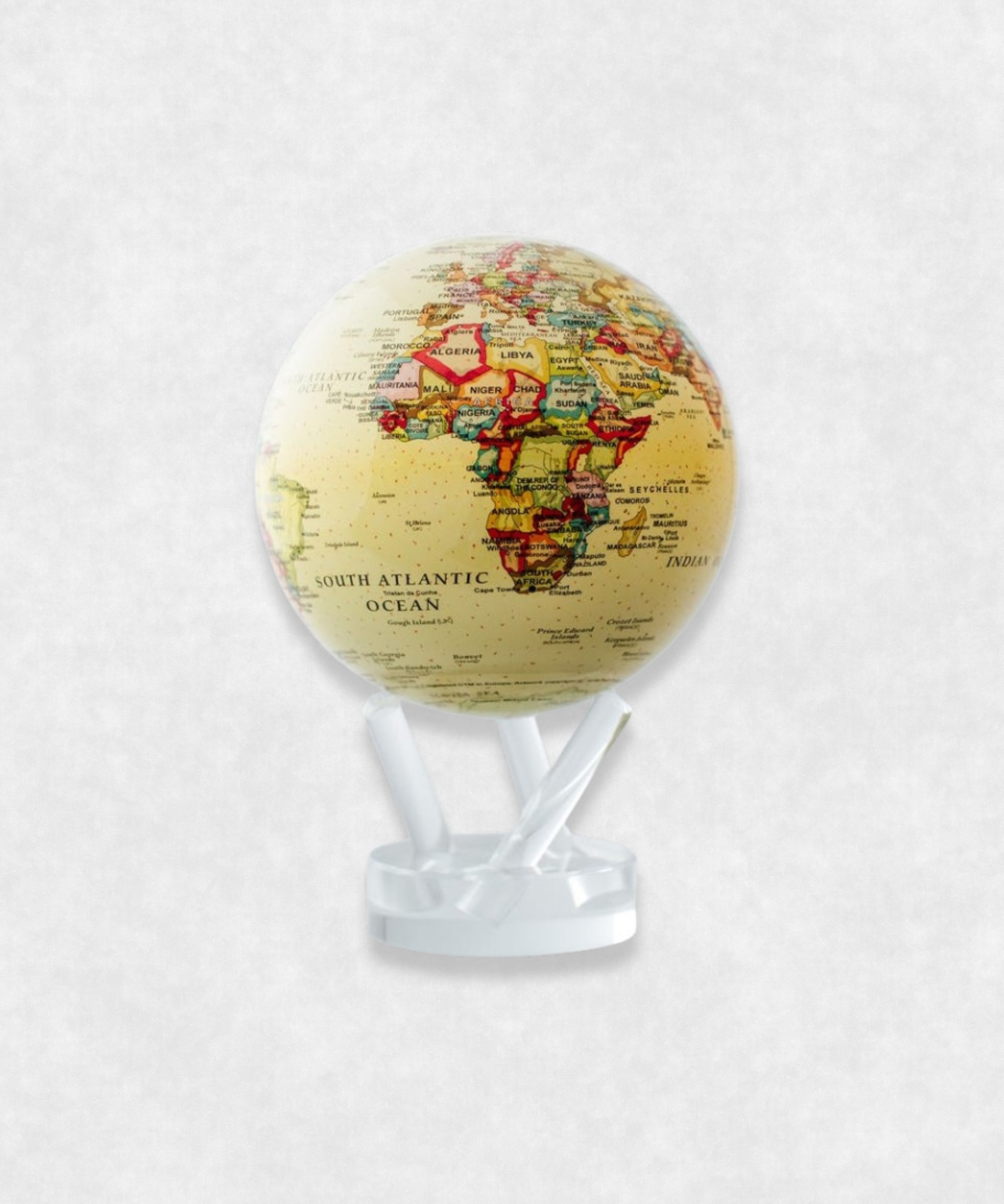 MAP GLOBE ROTATING