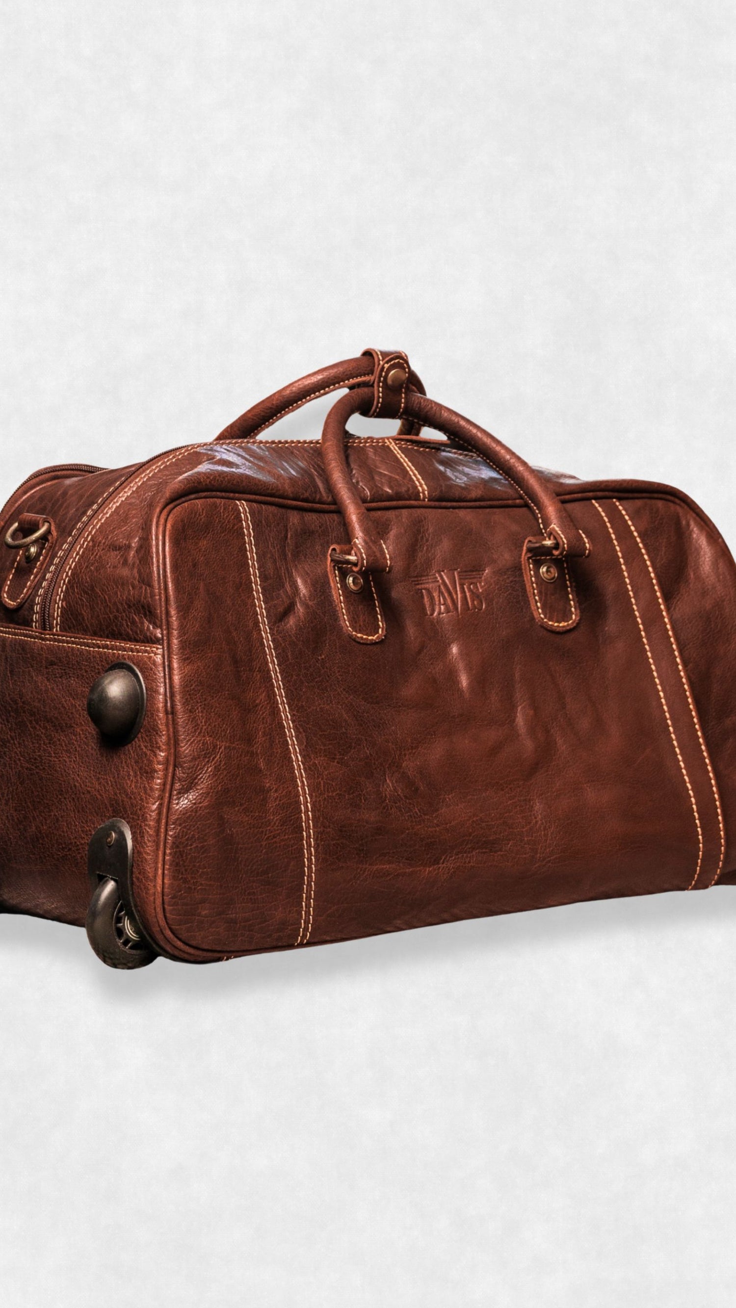 Maison Davis Trolley Leather Bag