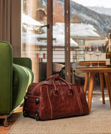Maison Davis Trolley Leather Bag Hotel Room