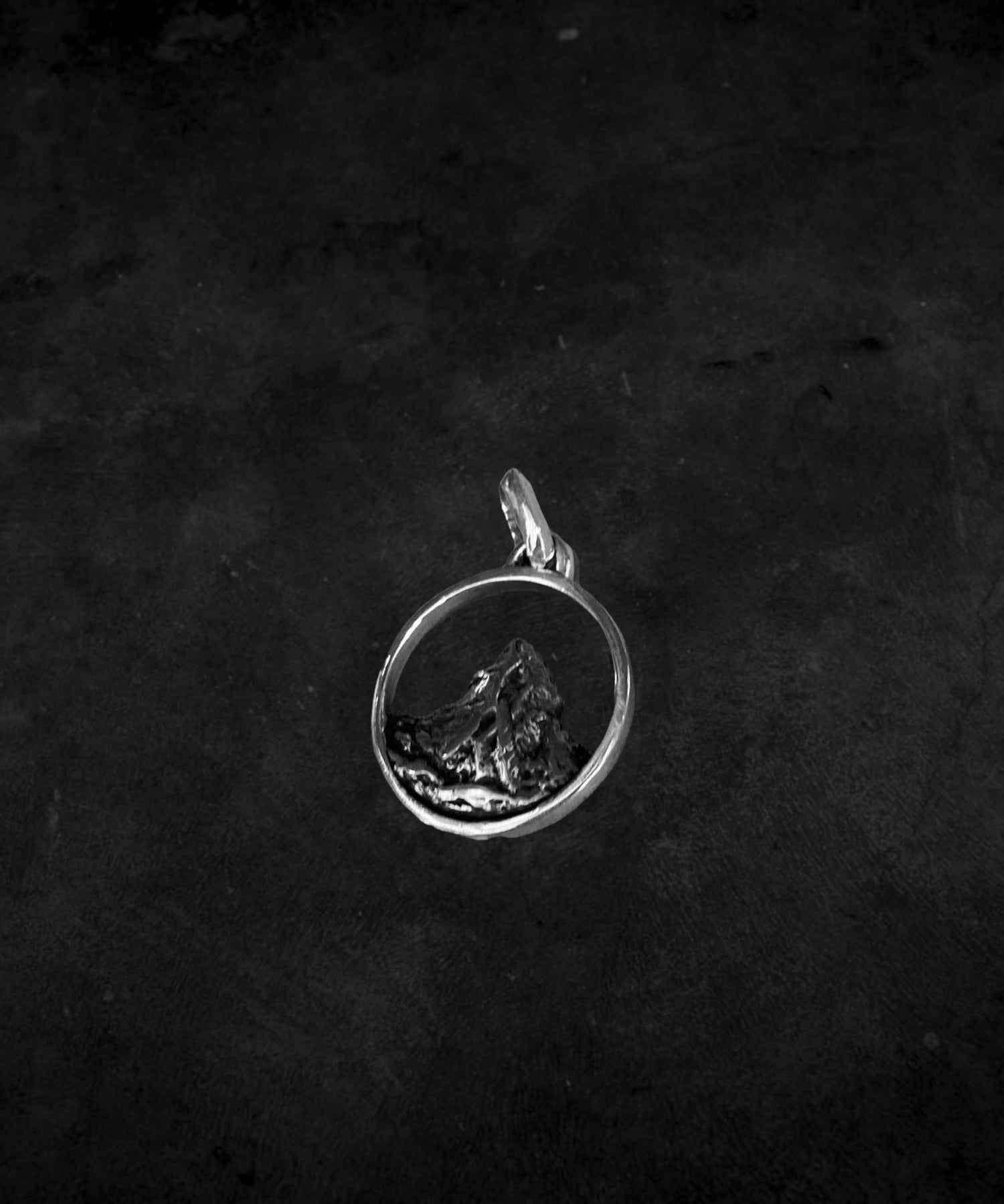 Matterhorn Pendant Sterling Silver Back