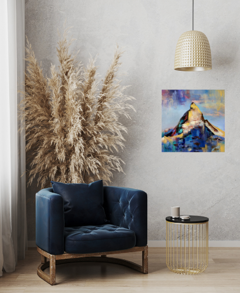 PAVLINSKY MATTERHORN PAINTING IN SITU