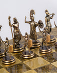 JEU D'ÉCHECS MYTHOLOGIE GRECQUE 36CM ET 54CM