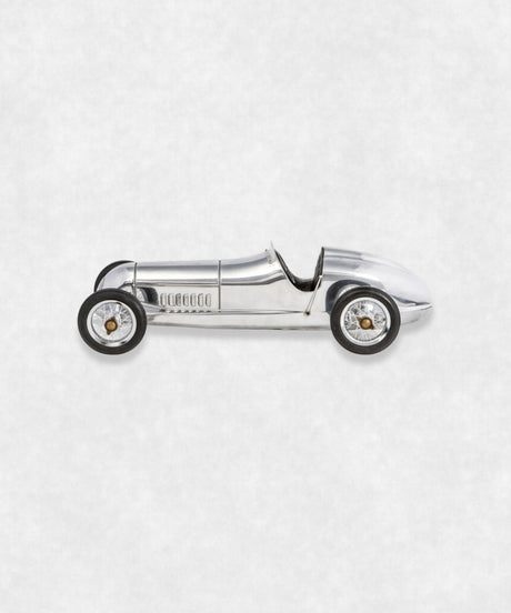 Silver Arrow Aluminium Car Model Side view