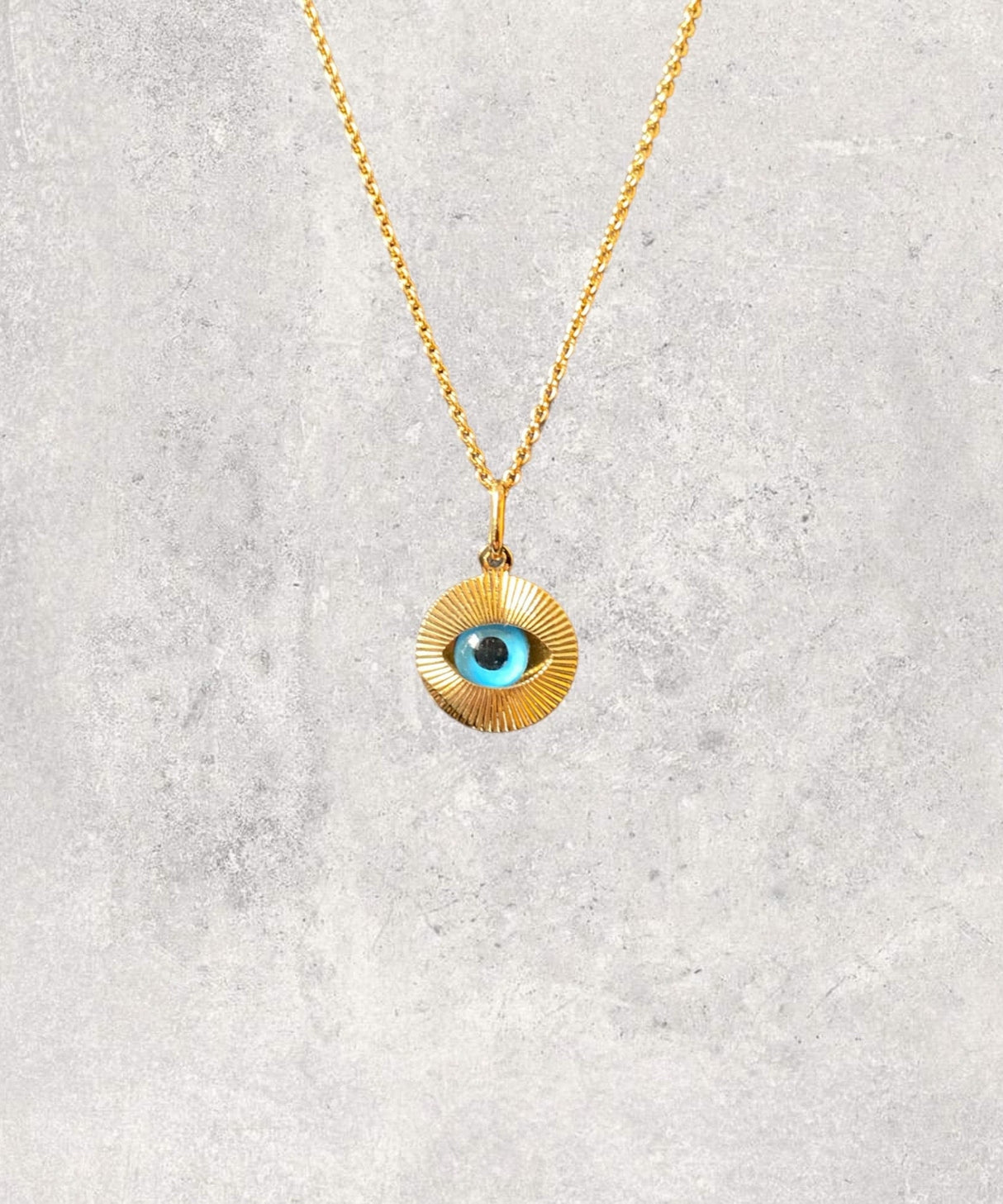 The Eye Gold 18k Jewelry Pendant and Chain - Maison Davis