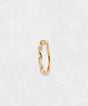 The Wave Gold Ring 18k with Natural and Ethical Diamonds