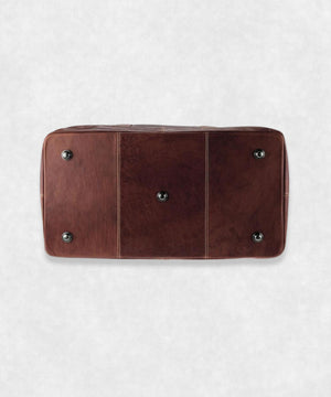 Travel Leather Bag view from below