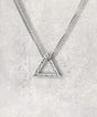 Triangle Pendant and Necklace Sterling Silver 925 Jewelry by Maison DAVIS