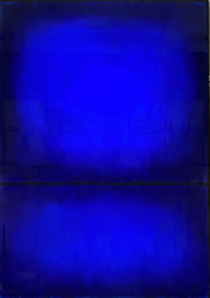 Art painting Cobalt Mirror Maryse Ceha