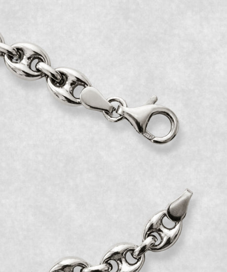 SILVER COFFEE BEANS BRACELET