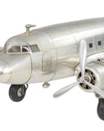 AVION DAKOTA DC3 EN ALUMINIUM