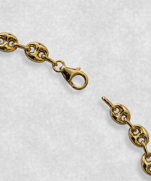 GOLD COFFEE BEANS BRACELET