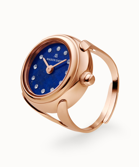 OCEAN BLUE / Rose Gold